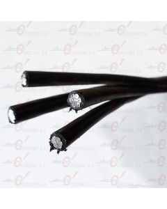 Pre-assembled aluminum cable 1.1kv 3x35 + 1x50 mm2.