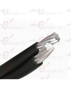 Aluminum service entrance cable 2x25 mm2 XLPE insulated