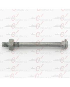 Round Head Bolt - MN 70 - 9.5X115mm Thread 25