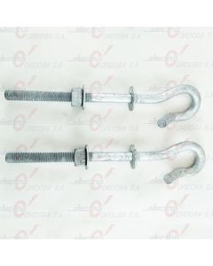 Suspension hook bolt W1/2'x210mm