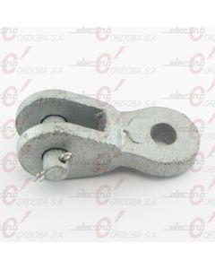 Clevis with 90° eye .f2.