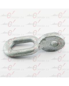 Oval ring with 90° eye MN386 - 02