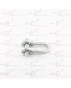 Shackle for shield wire suspension