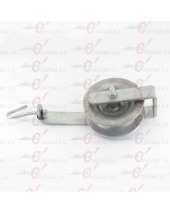Pulley for pre-assembled cable