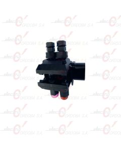 Preformed connector for MV compact network