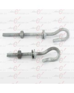 Perno gancho de suspensión W 1/2' x 150mm